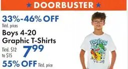 Boscov's Boys 4-20 Graphic T-Shirts offer