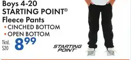 Boscov's Boys 4-20 STARTING POINT Fleece Pants offer