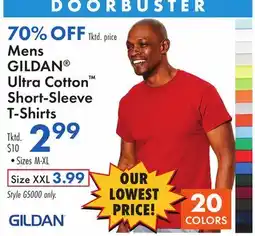 Boscov's Mens GILDAN Ultra Cotton Short-Sleeve T-Shirts offer