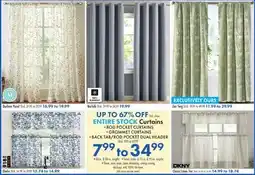 Boscov's ENTIRE STOCK Curtains offer
