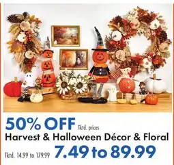 Boscov's Harvest & Halloween Décor & Floral offer
