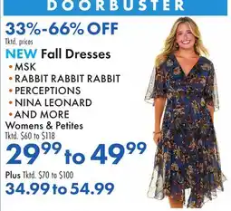 Boscov's NEW Fall Dresses offer