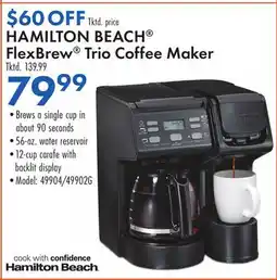 Boscov's HAMILTON BEACH FlexBrew Trio Coffee Maker offer