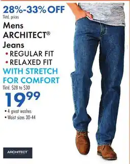 Boscov's Mens ARCHITECT Jeans offer