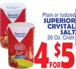 Bravo Supermarkets SUPERIOR CRYSTAL SALT offer