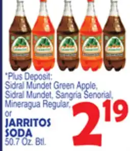 Bravo Supermarkets JARRITOS SODA offer