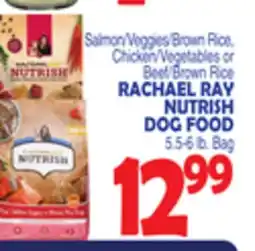 Bravo Supermarkets RACHAEL RAY NUTRISH DOG FOOD offer