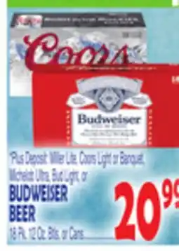 Bravo Supermarkets BUDWEISER BEER offer