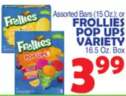 Bravo Supermarkets FROLLIES POP UPS VARIETY, 16.5 Oz. Box offer