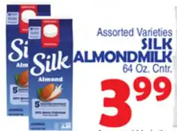 Bravo Supermarkets SILK ALMONDMILK offer