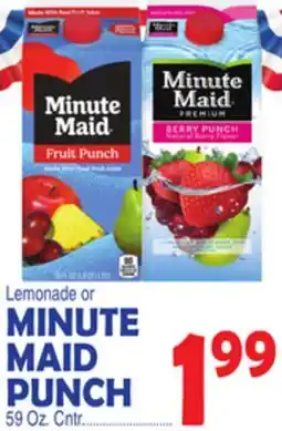 Bravo Supermarkets MINUTE MAID PUNCH offer