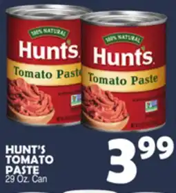Bravo Supermarkets HUNT'S TOMATO PASTE offer