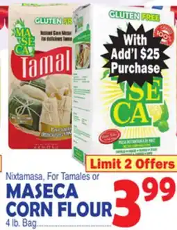 Bravo Supermarkets MASECA CORN FLOUR offer