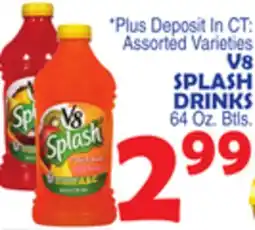 Bravo Supermarkets V8 SPLASH DRINKS offer