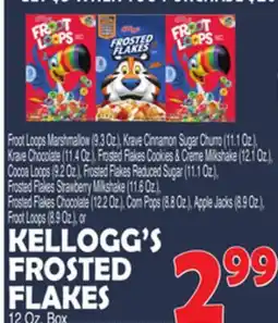Bravo Supermarkets KELLOGG'S FROSTED FLAKES offer