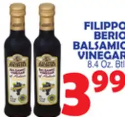 Bravo Supermarkets FILIPPO BERIO BALSAMIC VINEGAR offer