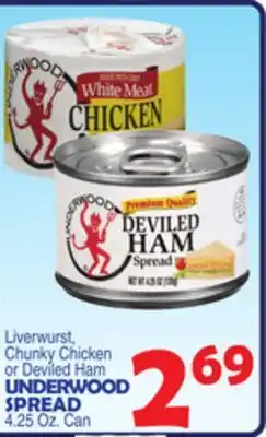 Bravo Supermarkets UNDERWOOD SPREAD offer