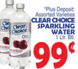 Bravo Supermarkets CLEAR CHOICE SPARKLING WATER offer
