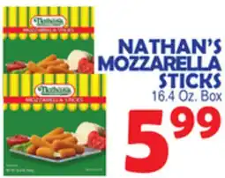 Bravo Supermarkets NATHAN'S MOZZARELLA STICKS offer