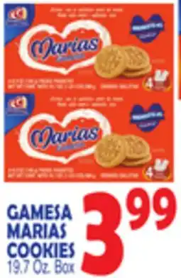 Bravo Supermarkets GAMESA MARIAS COOKIES offer