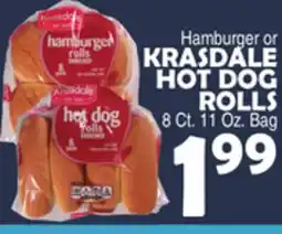 Bravo Supermarkets KRASDALE HOT DOG ROLLS offer