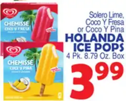 Bravo Supermarkets HOLANDA ICE POPS offer