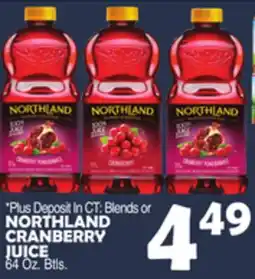 Bravo Supermarkets NORTHLAND CRANBERRY JUICE offer