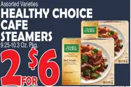 Bravo Supermarkets HEALTHY CHOICE CAFE STEAMERS offer