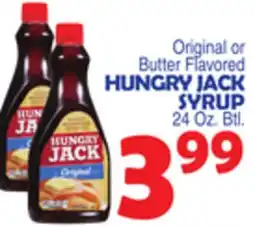 Bravo Supermarkets HUNGRY JACK SYRUP offer