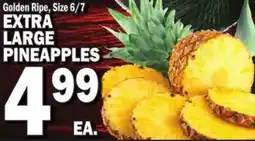 Bravo Supermarkets EXTRA LARGE PINEAPPLES offer
