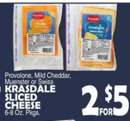 Bravo Supermarkets KRASDALE SLICED CHEESE offer