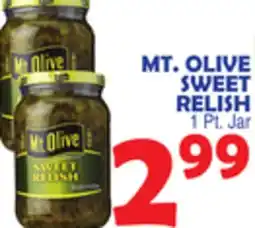 Bravo Supermarkets MT. OLIVE SWEET RELISH offer