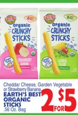 Bravo Supermarkets EARTH'S BEST ORGANIC STICKS offer