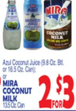 Bravo Supermarkets MIRA COCONUT MILK offer