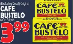 Bravo Supermarkets CAFE BUSTELO offer