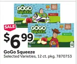 Stop&Shop GoGo Squeeze offer
