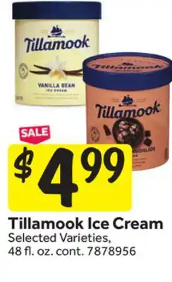 Stop&Shop Tillamook Ice Cream offer