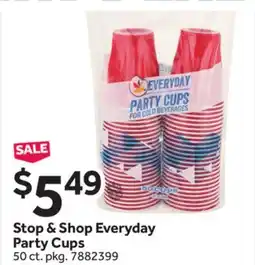 Stop&Shop Stop & Shop Everyday Party Cups offer