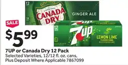 Stop&Shop 7UP Or Canada Dry offer