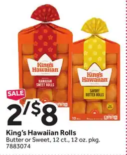 Stop&Shop King's Hawaiian Rolls offer