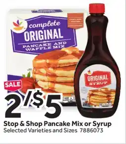 Stop&Shop Stop & Shop Pancake Mix or Syrup offer