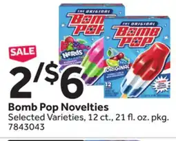 Stop&Shop Bomb Pop Novelties offer