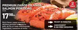 Kings Food Markets PREMIUM FAROE ISLANDS SALMON PORTIONS offer