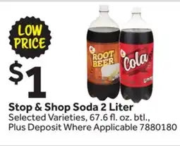 Stop&Shop Stop & Shop Soda offer