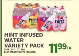 Kings Food Markets HINT INFUSED WATER VARIETY PACK offer