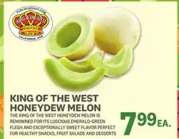 Kings Food Markets KING OF THE WEST HONEYDEW MELON offer