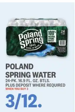 Kings Food Markets POLAND SPRING WATER offer