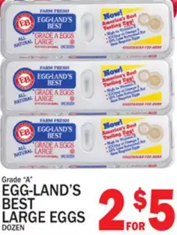 C Town EGG-LAND'S BEST LARGE EGGS offer