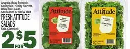 C Town FRESH ATTITUDE SALADS offer