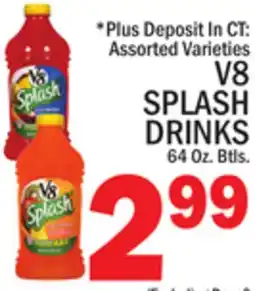 C Town V8 SPLASH DRINKS offer